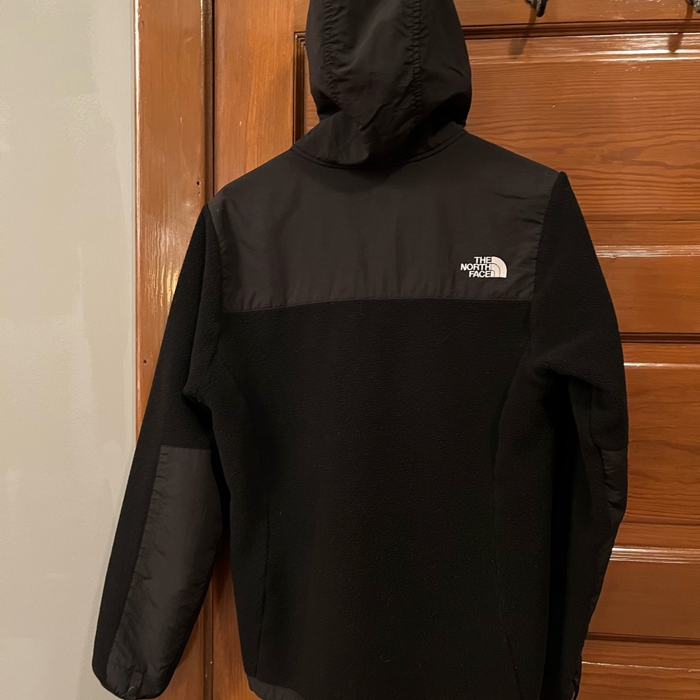 The North Face Woman’s Denali Fleece Hoodie Black Performance Jacket Size M - Picture 9 of 12